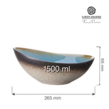 Bol oval Azure, 240mm Fine Dine