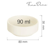 Bol Fine Dine, Crema 90 ml, 80 mm