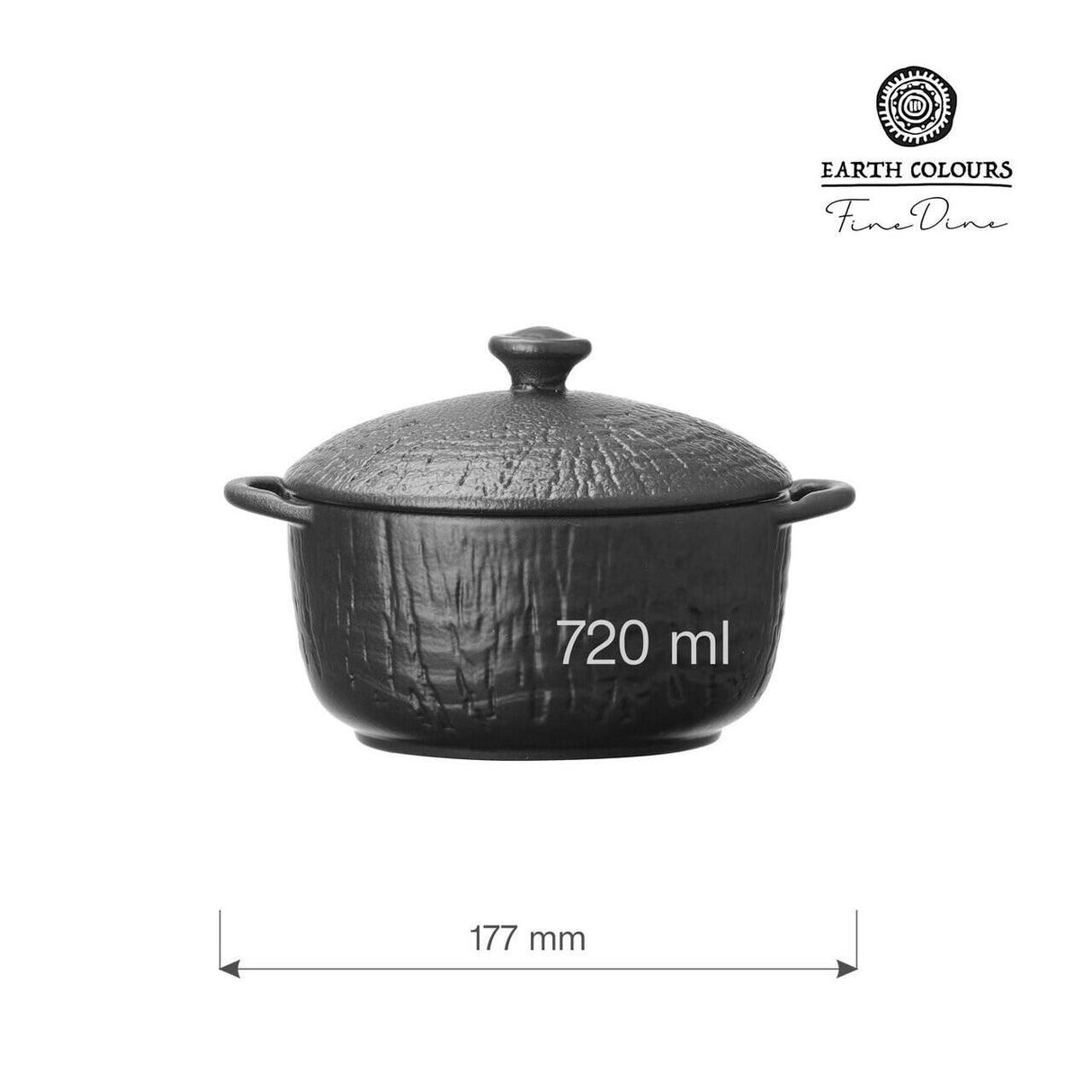 Bol pentru supă cu capac Crust, 720 ml  Fine Dine