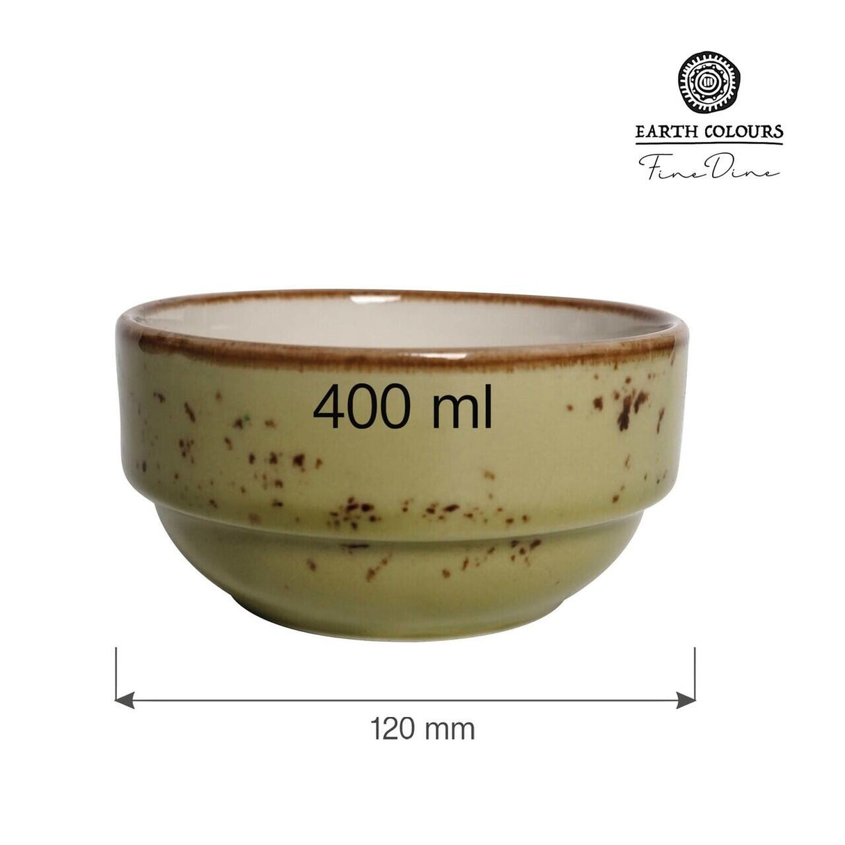 Bol stivuibil Olive 120 mm, 400 ml Fine Dine