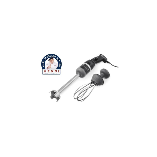 Mixer profesional Hendi cu viteza ajustabila, vertical 250 W, ax lung 250 mm, 75x555 mm