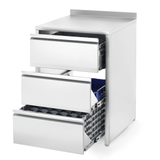 Modul cu 3 rafturi cu acțiune rapidă, Oxygen 600x650x(H)900 mm, Barmatic