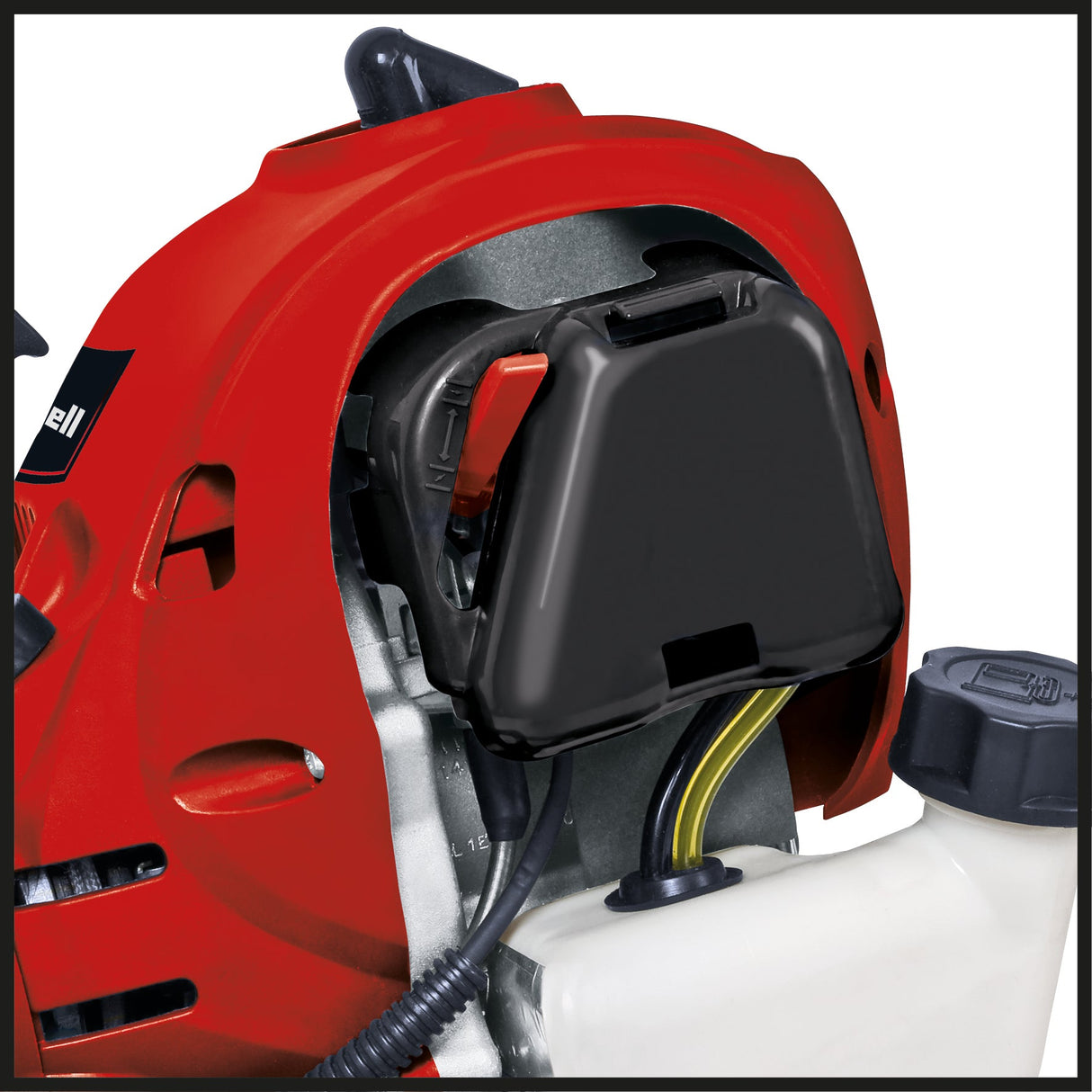 Motocoasa pe benzina Einhell GC - BC 30/1 I AS, 1 kW, motor in 2 timpi cu vibratii reduse, aprindere digitala, maner din aluminiu/maner de bicicleta cu comenzi, inclusiv lama cu 3 dinti si bobina dubla cu fir Einhell - scule electrice si unelte profesionale - BricoMart
