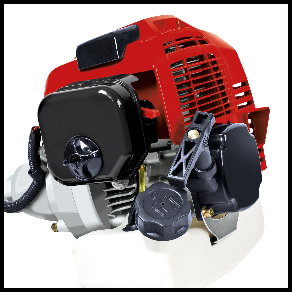 Motocoasa pe benzina Einhell GH - BC 43 A, 1,25 kW, motor in 2 timpi cu vibratii reduse, lama cu 3 dinti, bobina cu fir dublu cu sistem automat de avans rapid, pornire rapida datorita amorsarii + socului automat Einhell - scule electrice si unelte profesionale - BricoMart
