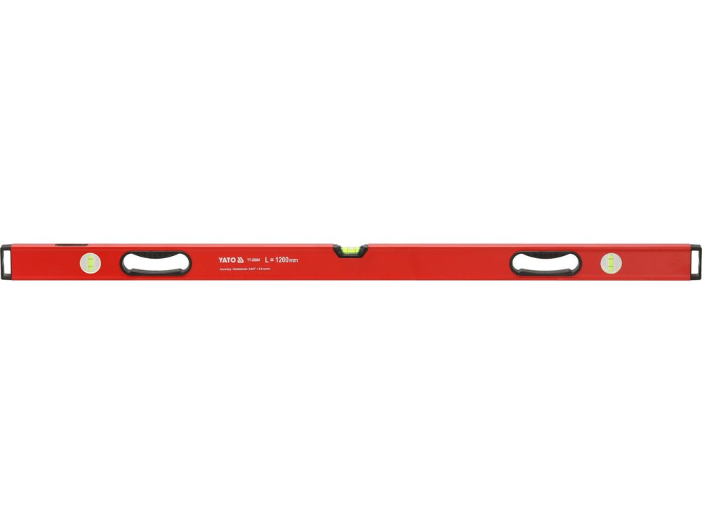 Nivela aluminiu YATO YT-30084, 1200 mm cu maner 3 bule