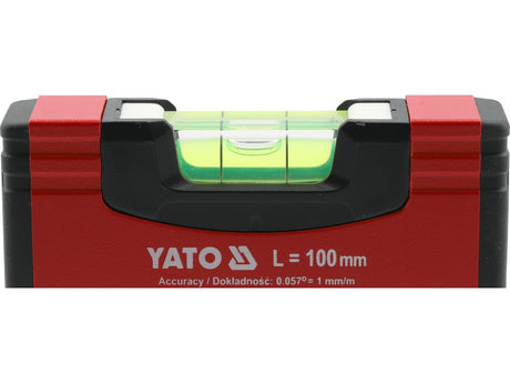 Nivela de buzunar YATO YT-30350, 100 mm - imagine 2
