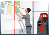 Nivela laser Einhell 360° TE - LL 360, in cruce, linie laser orizontala/verticala si orizontala 360°, autonivelare, incl. suport de perete, geanta Einhell - scule electrice si unelte profesionale - BricoMart