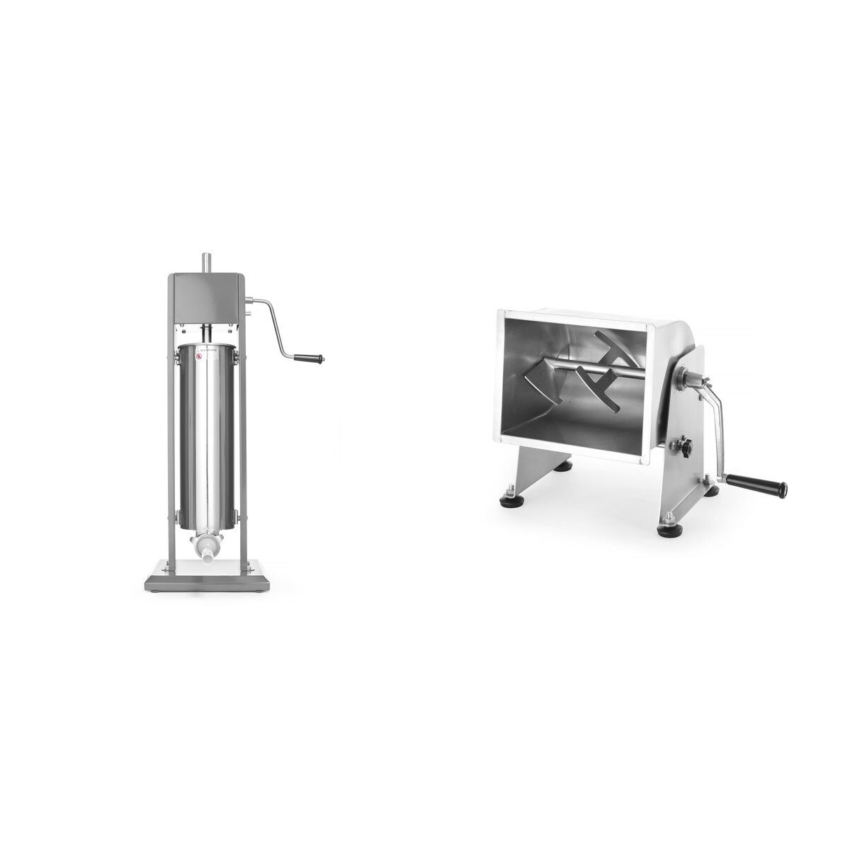 Pachet Aparat umplut carnati 7L + Malaxor manual carne 20L