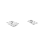 Pachet Capac GN 1/2 inox + Capac GN 1/3 inox