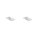 Pachet Capac GN 1/3 inox + Capac GN 1/6 inox