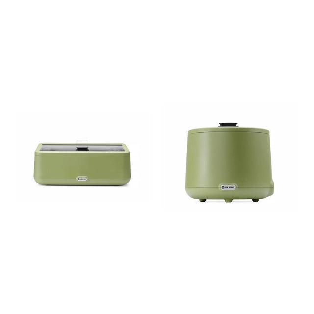 Pachet Chafing dish UNIQ GN 1/1 Verde + Supiera 8L Verde