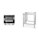Pachet Cuptor convectie H90 2670W + Suport podea inox
