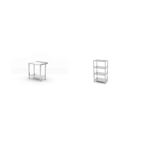 Pachet Masa perete 800x600mm + Raft 4 polite 1000x600mm