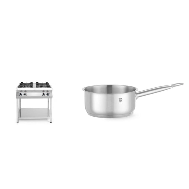 Pachet Masina gatit 4 arzatoare + Cratita inox 1.5L