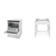 Pachet Masina spalat pahare K40 + Suport podea inox