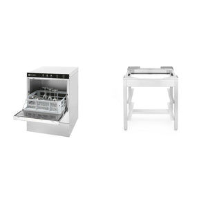 Pachet Masina spalat pahare K40 + Suport podea inox