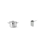 Pachet Oala cu capac 23.5L + Cos fierbere paste 1.5L