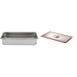 Pachet Tava GN 1/1 100mm 13.2L + Capac GN 1/1 banda silicon