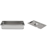 Pachet Tava GN 1/1 100mm 13.2L + Capac GN 1/1 cu fanta