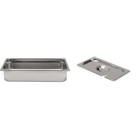 Pachet Tava GN 1/1 100mm 13.2L + Capac GN 1/1 cu fanta