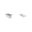 Pachet Tavă GN 1/1 150mm 21L + Capac GN 1/1 inox