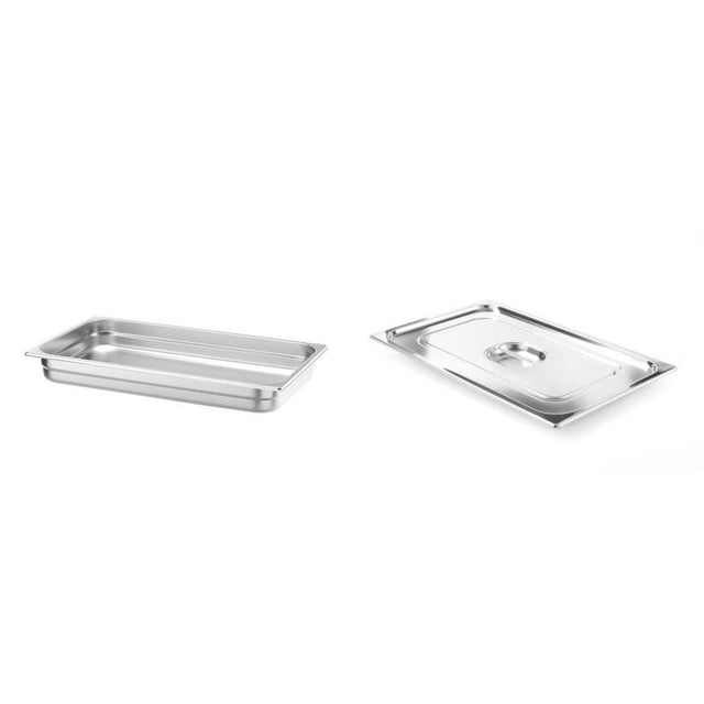 Pachet Tava GN 1/1 65mm 8.6L + Capac GN 1/1 fara fanta