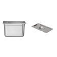 Pachet Tava GN 1/2 100mm 6.5L + Capac GN 1/2 cu fanta