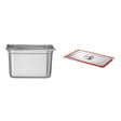 Pachet Tava GN 1/2 200mm 12.5L + Capac GN 1/2 banda silicon