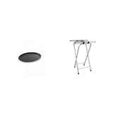 Pachet Tava servire ovala XL 735x600mm + Suport pliabil