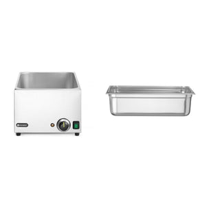 Pachet Vas Bain-marie GN 1/1 1200W + Tava GN 1/1 150mm 19.8L