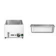 Pachet Vas Bain-marie robinet GN 1/1 + Tava GN 1/1 150mm 19.8L