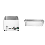Pachet Vas Bain-marie robinet GN 1/1 + Tava GN 1/1 150mm 19.8L