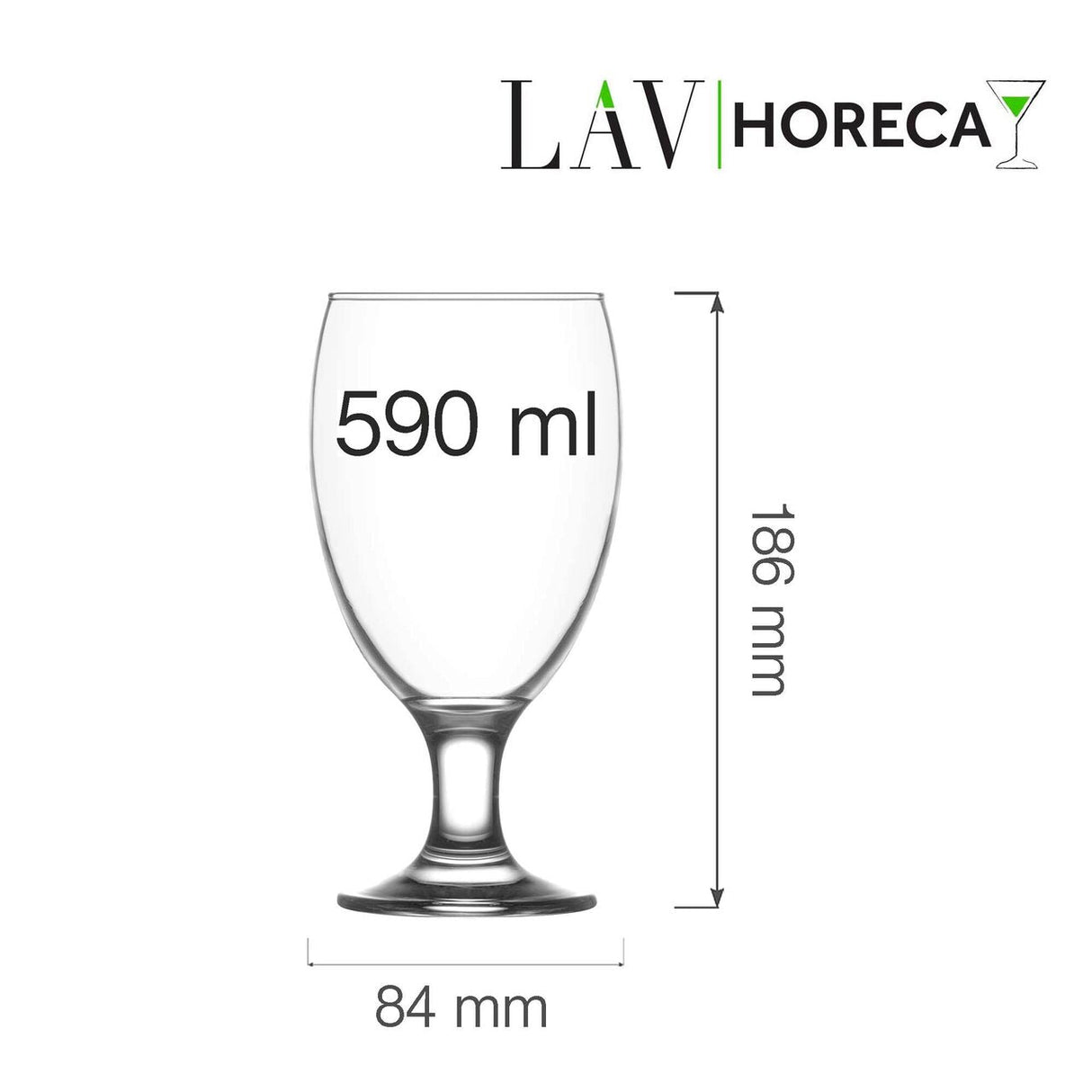 Pahar Aspen 590 ml, LAV
