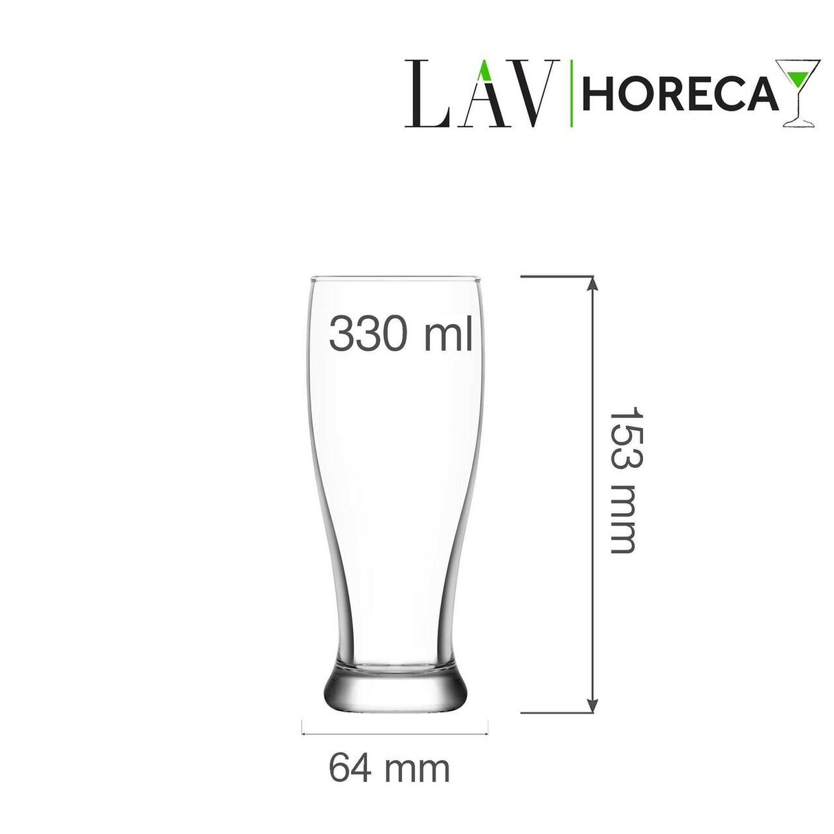 Pahar de bere Belfast 330ml, LAV