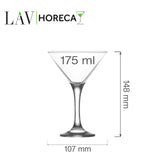 Pahar de martini Sofia 175 ml, LAV