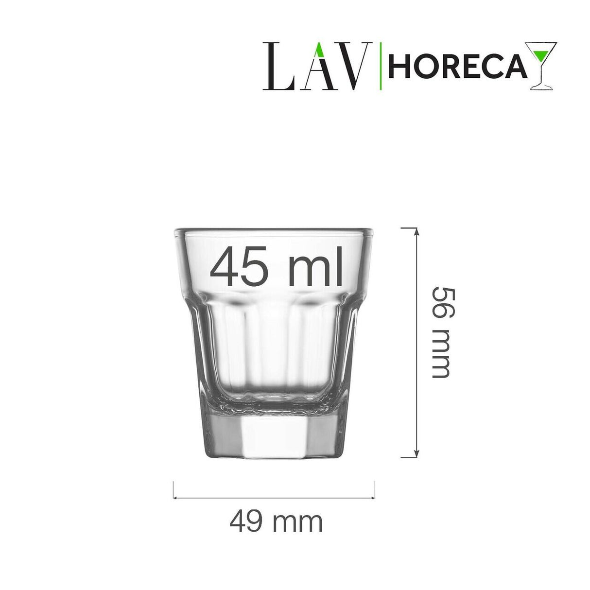 Pahar de shot Amsterdam, 45ml  LAV