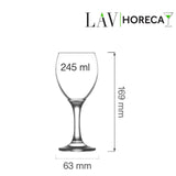 Pahar de vin Aspen 245 ml, LAV