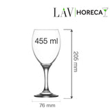 Pahar de vin Aspen 455 ml, LAV