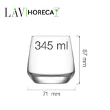 Pahar de whisky Lyon 345ml, LAV