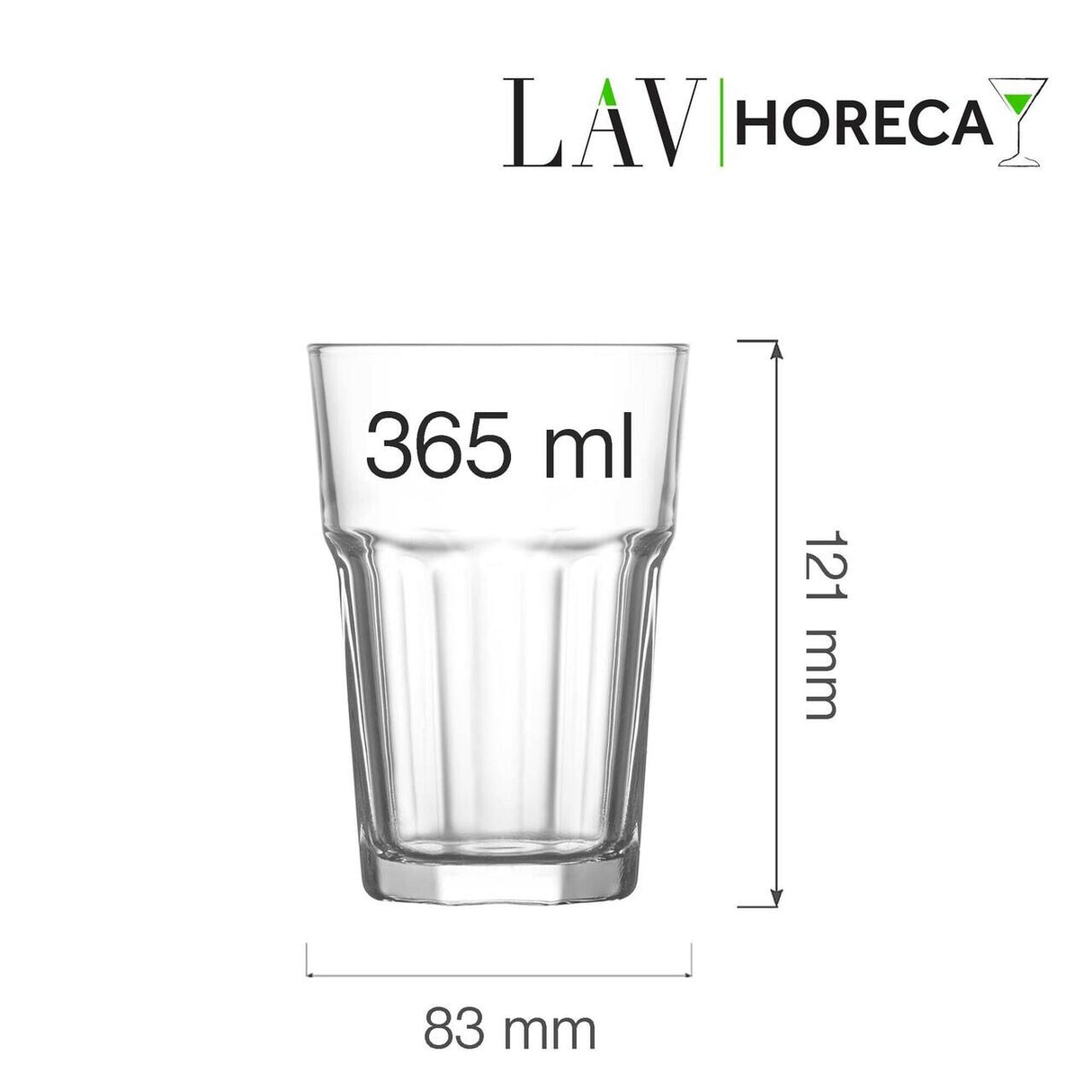 Pahar inalt Amsterdam 365 ml, LAV