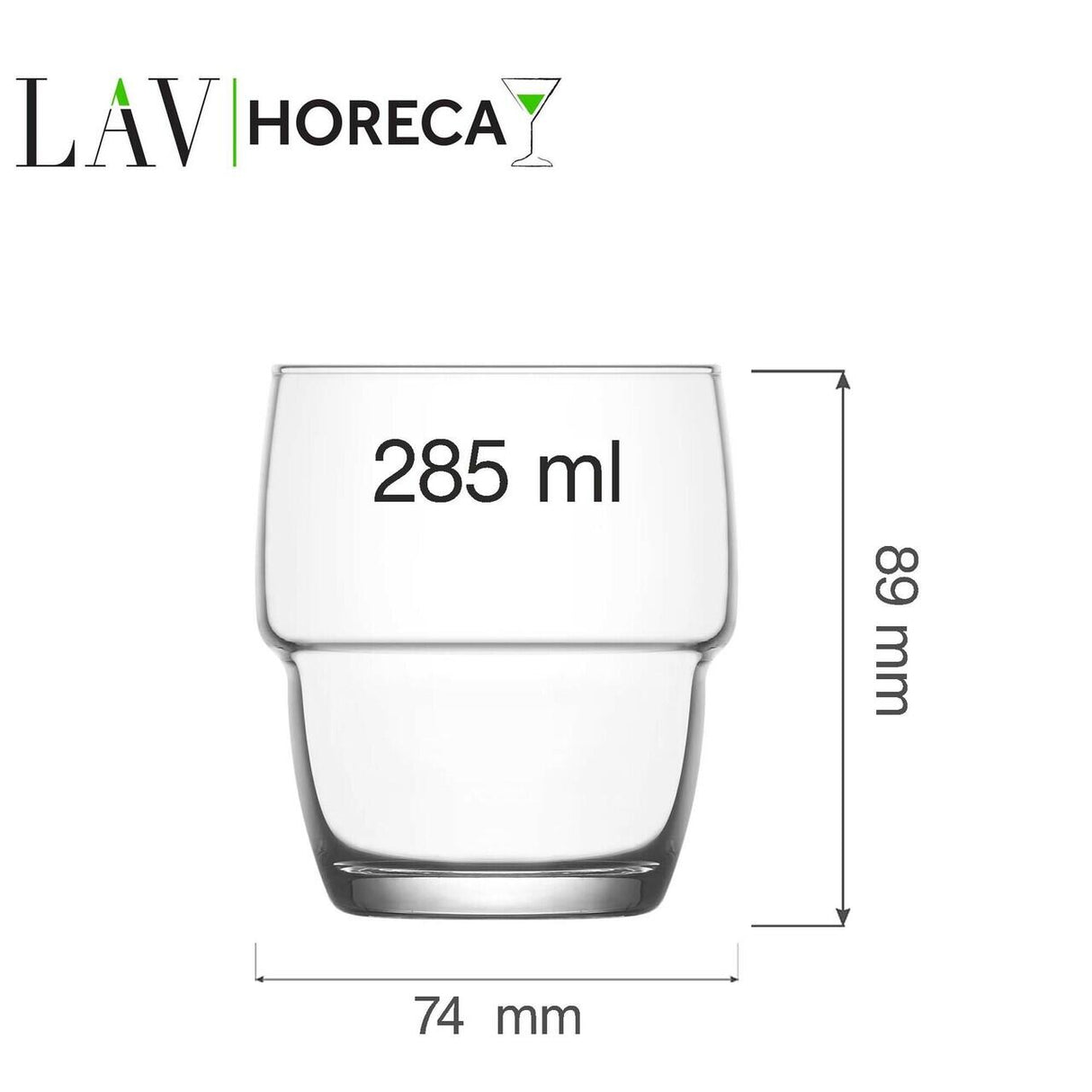 Pahar lowball Valetta, 285 ml, LAV
