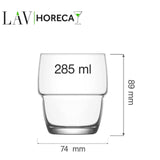 Pahar lowball Valetta, 285 ml, LAV