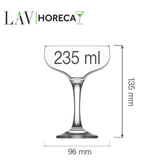 Pahar pentru sampanie Sofia 235 ml, LAV