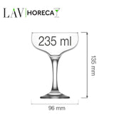 Pahar pentru sampanie Sofia 235 ml, LAV