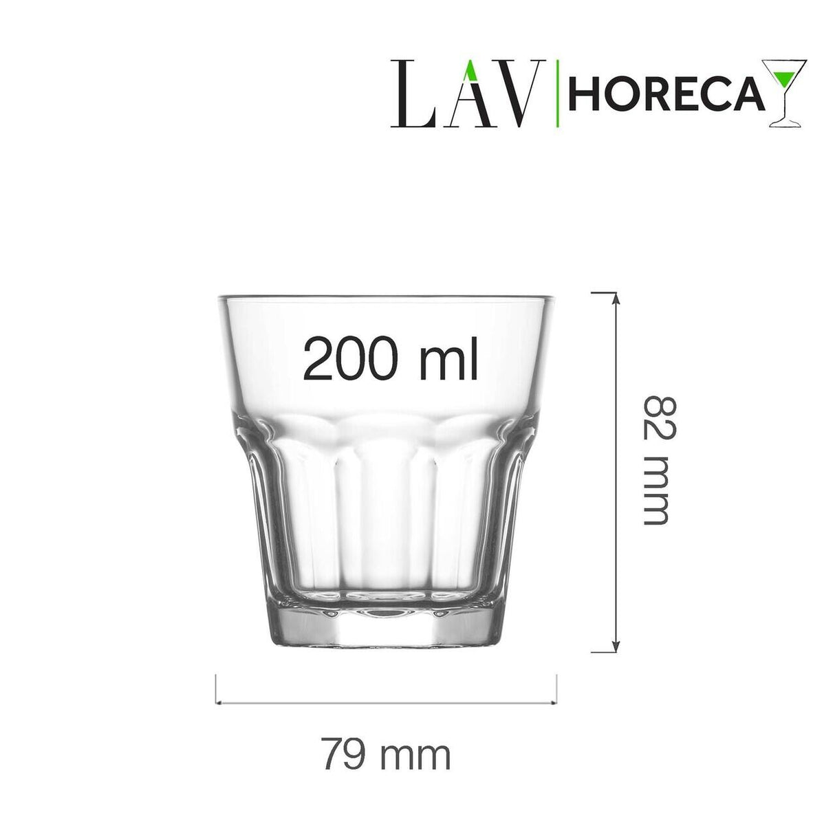 Pahar tip lowball pentru apă Amsterdam, 200 ml, LAV