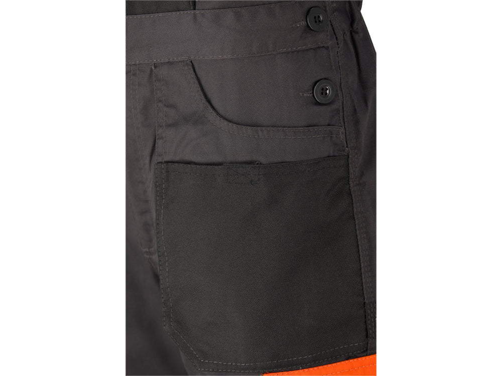 PANTALONI DE LUCRU CU PIEPTAR, ANDESITE, MARIMEA L/XL Yato YT - 80915 - Pantaloni de lucuru cu pieptar, rezistent Yato - scule electrice si unelte profesionale - BricoMart