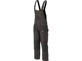 PANTALONI DE LUCRU CU PIEPTAR, BASALT, MARIMEA L Yato YT - 80154 - Pantaloni de lucuru cu pieptar, 267 g, rezistent Yato - scule electrice si unelte profesionale - BricoMart