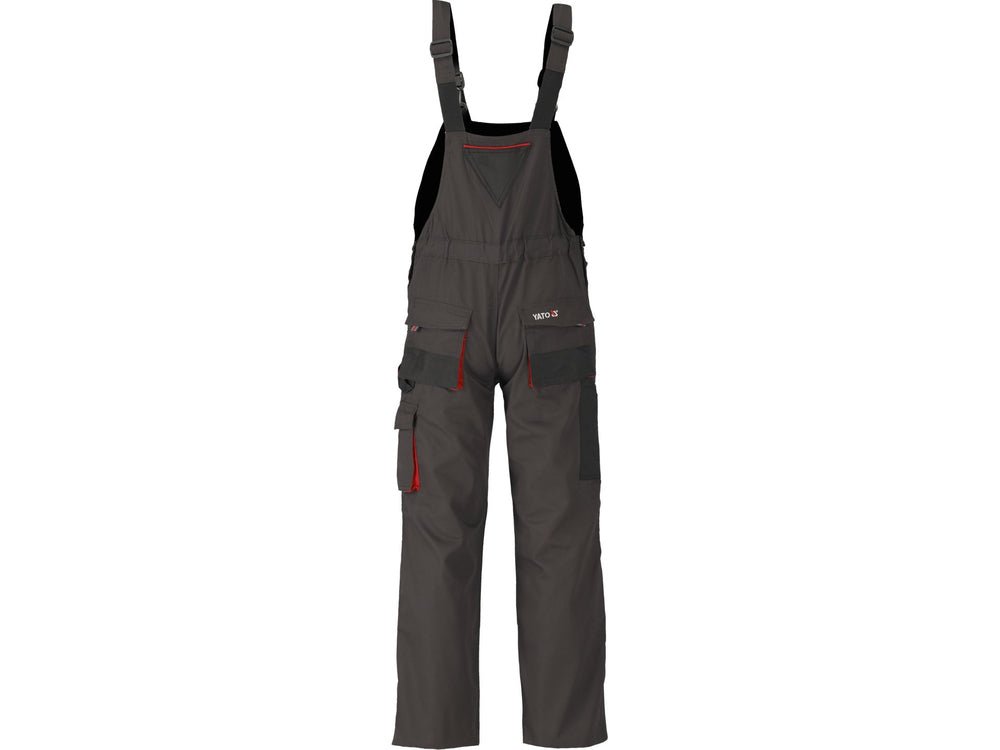 PANTALONI DE LUCRU CU PIEPTAR, BASALT, MARIMEA M Yato YT - 80153 - Pantaloni de lucuru cu pieptar, 267 g, rezistent Yato - scule electrice si unelte profesionale - BricoMart