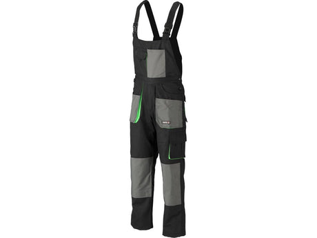 PANTALONI DE LUCRU CU PIEPTAR, PALEA, MARIMEA L Yato YT - 80172 - Pantaloni de lucuru cu pieptar, 270 g, rezistent Yato - scule electrice si unelte profesionale - BricoMart