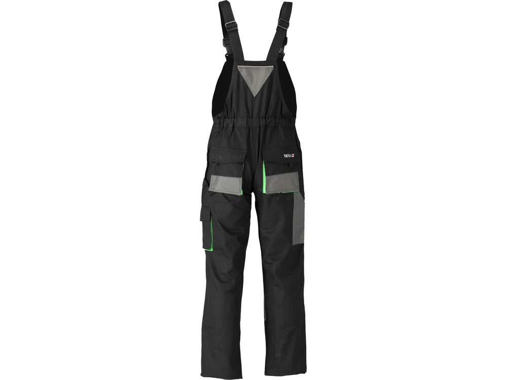 PANTALONI DE LUCRU CU PIEPTAR, PALEA, MARIMEA XL Yato YT - 80174 - Pantaloni de lucuru cu pieptar, 270 g, rezistent Yato - scule electrice si unelte profesionale - BricoMart